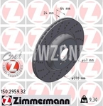 Zadný ľavý brzdový kotúč (370x24mm) M-Performance dierovaný