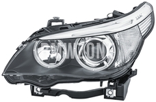 Svetlomet bi-xenón ľavý E60/E60 M5/E61 D2S+H7 natáčací