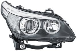 Svetlomet bi-xenón pravý E60/E60 M5/E61 D2S+H7 natáčací
