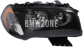 Svetlomet halogén pravý X3 E83 H7+H7 s motorčekom // žltá smerovka
