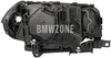 Svetlomet halogén ľavý X3 E83 LCI H7+H7 s motorčekom // biela smerovka