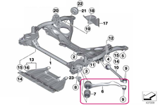 Rameno zavesenia kolies pravé predné Fx rad 1,2,3,4