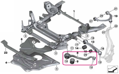 Rameno zavesenia kolies pravé predné X5 F15, X6 F16